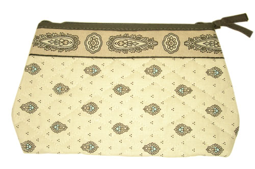 Provence Quilted Pouch PM (Marat d'Avignon / bastide. Turquoise) - Click Image to Close